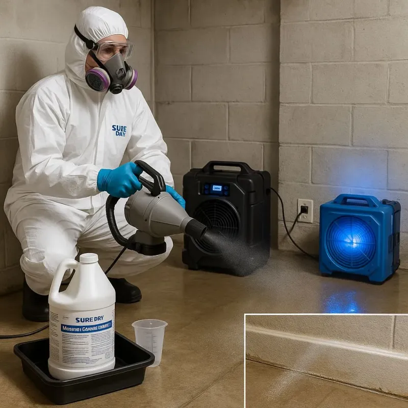 Sanitization and Odor Removal process in Mechanicsburg, OH