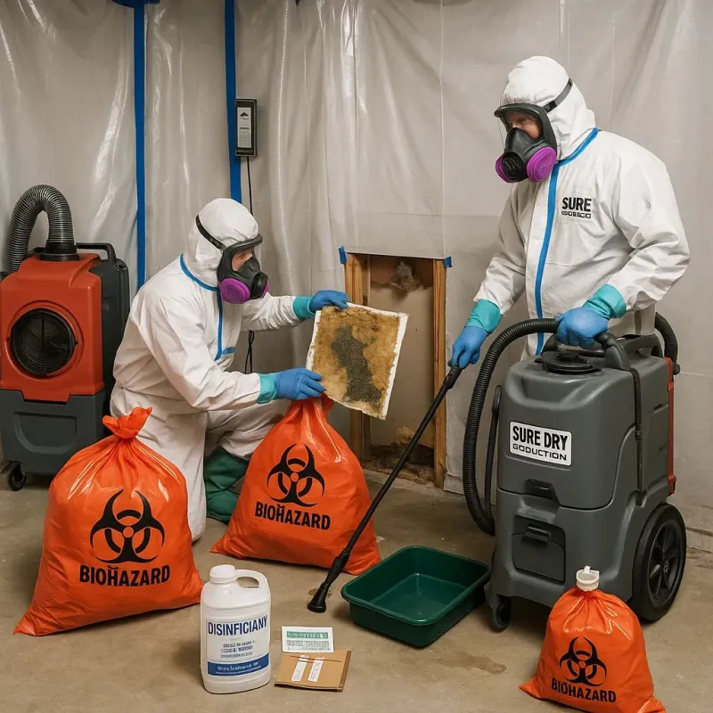 Contaminated Water Handling Protocols process in Mechanicsburg, OH